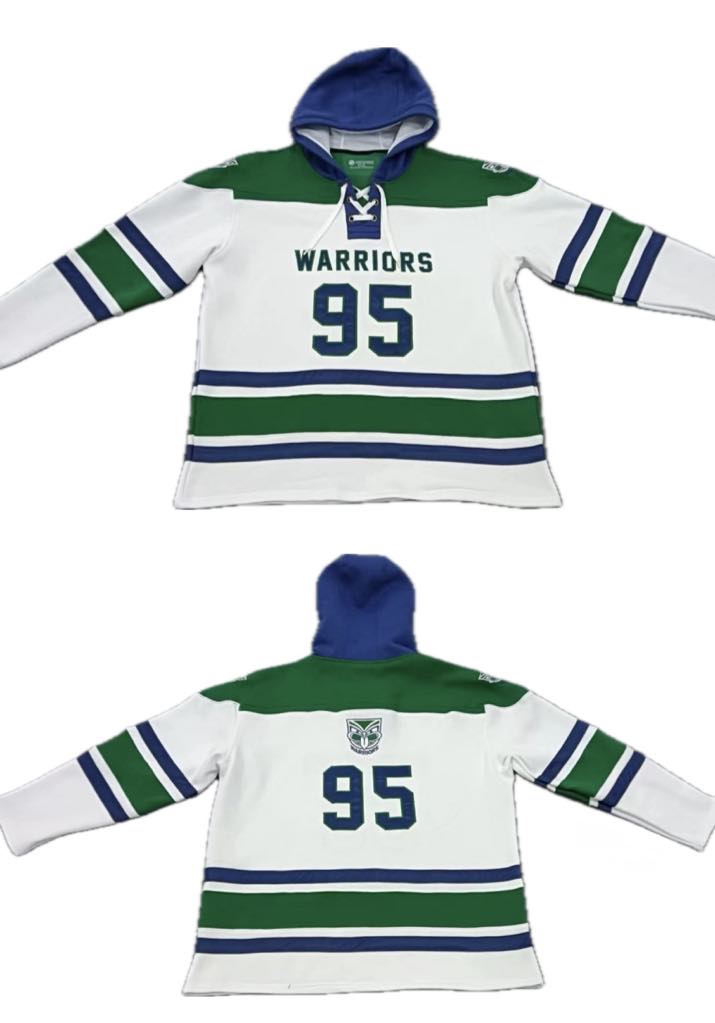 WARRIORS Ice Hockey Hoodie – Oversized Fit