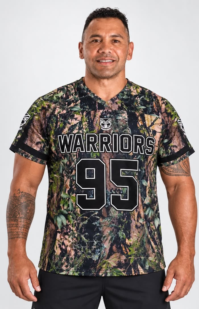 WARRIORS 95 Football Jersey - Camo