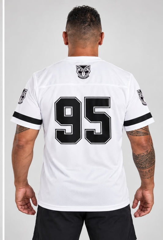 WARRIORS 95 Football Jersey -  White